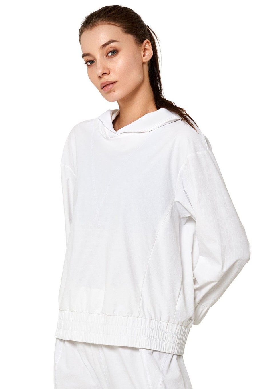 Tops Yvette | Hoodie Yasmin White