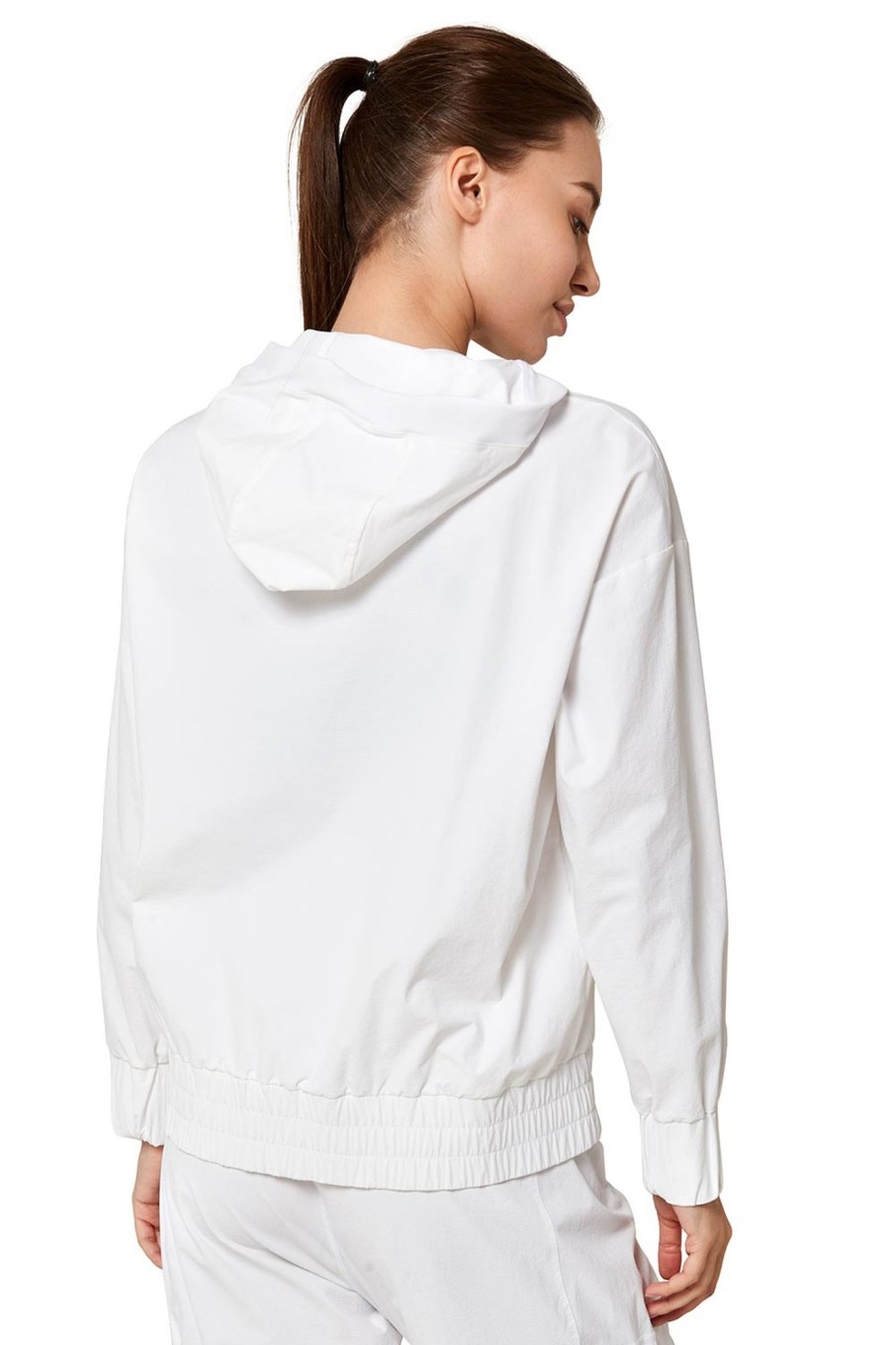 Tops Yvette | Hoodie Yasmin White