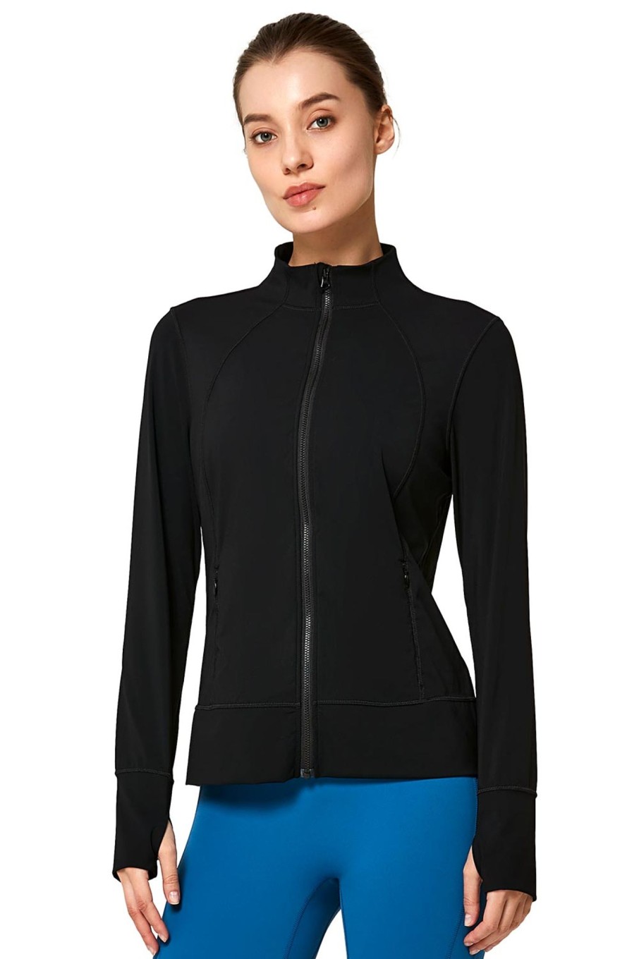 Tops Yvette | Zip Sweat Romy Black