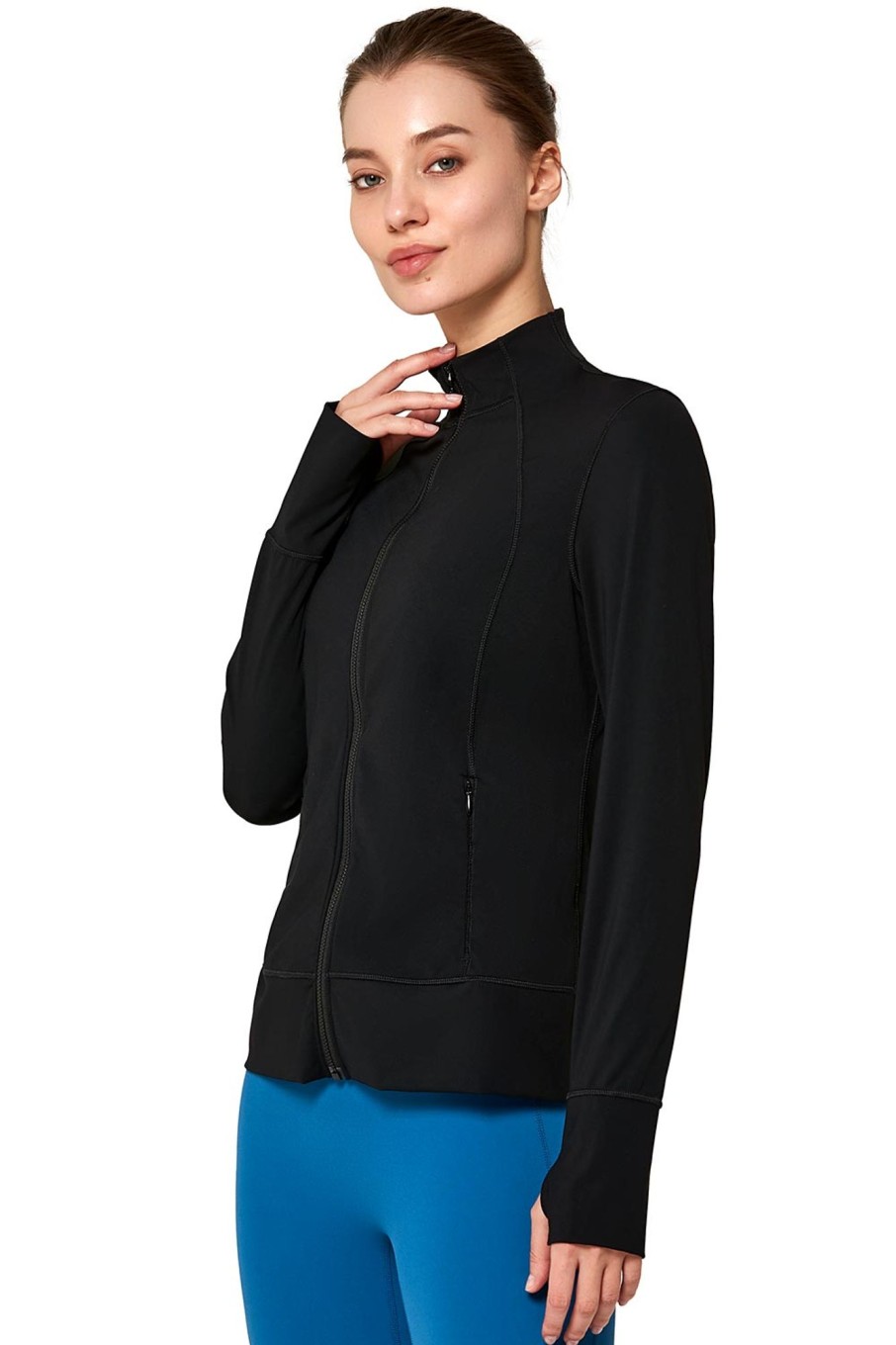 Tops Yvette | Zip Sweat Romy Black