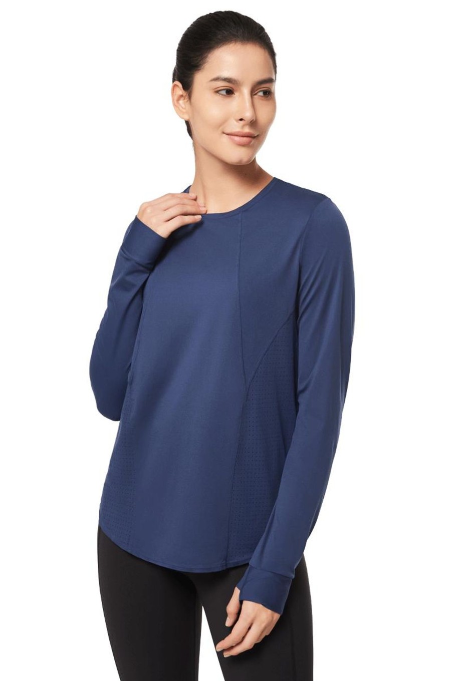 Tops Yvette | Longsleeve Inka Blue