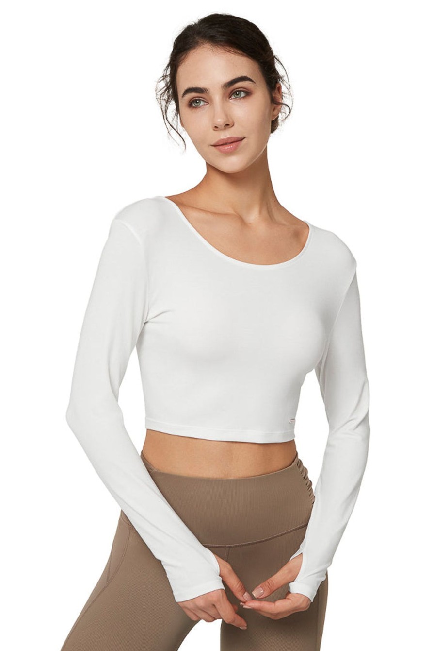 Tops Yvette | Longsleeve Moonlight White