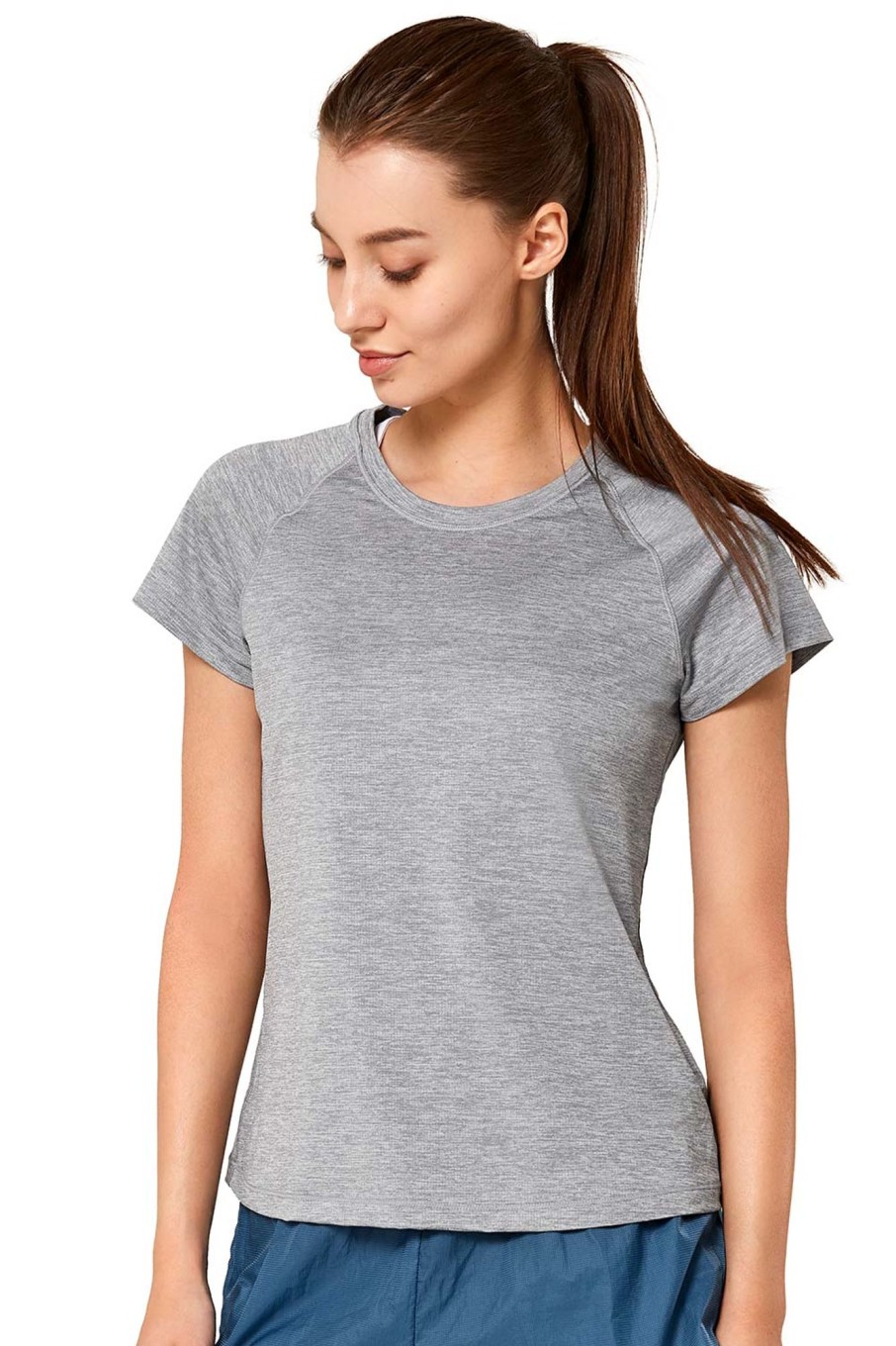 Tops Yvette | T-Shirt Coast Light Gray