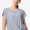 Tops Yvette | T-Shirt Jonda Blue Melange