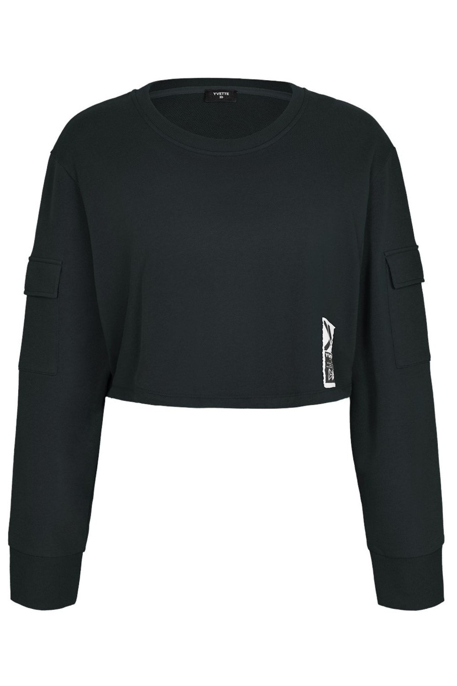 Tops Yvette | Sweatshirt Kim Black