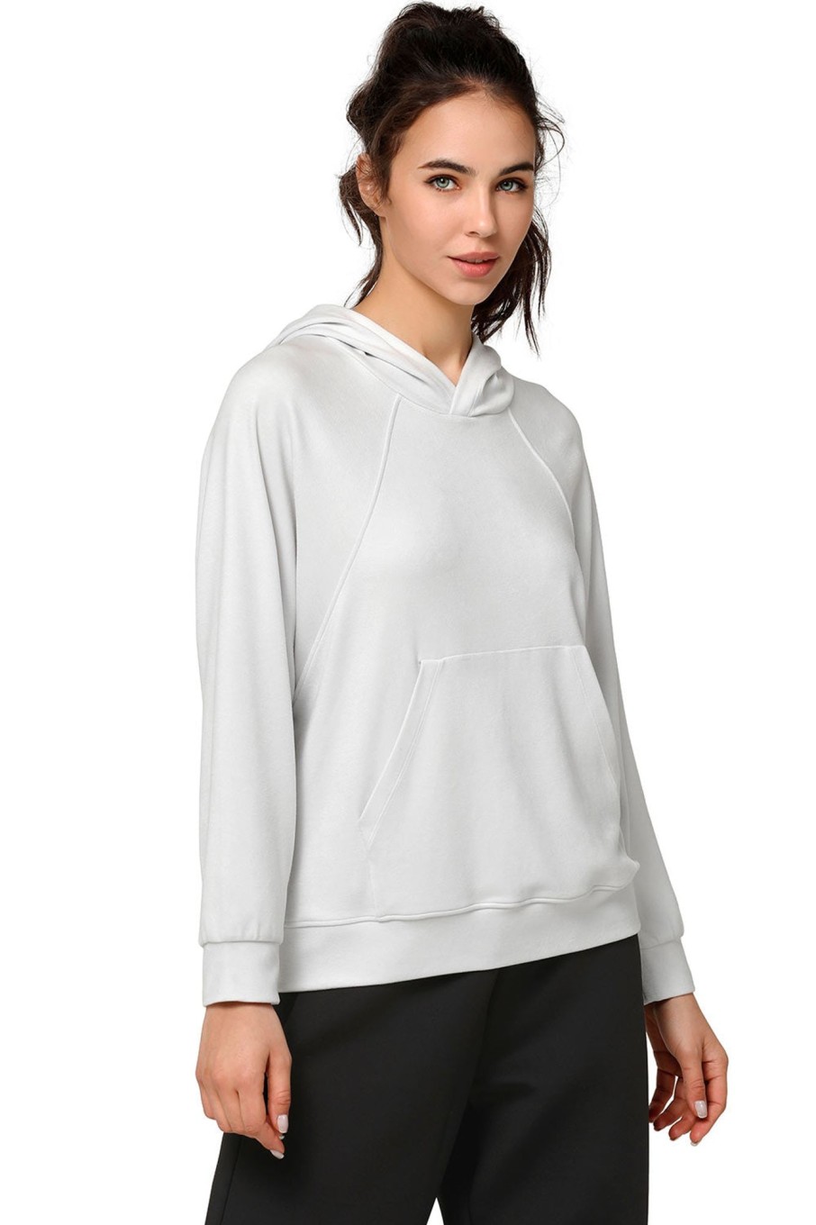 Tops Yvette | Hoodie Dreamy White