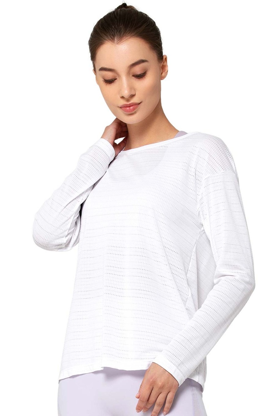 Tops Yvette | Longsleeve Pia White