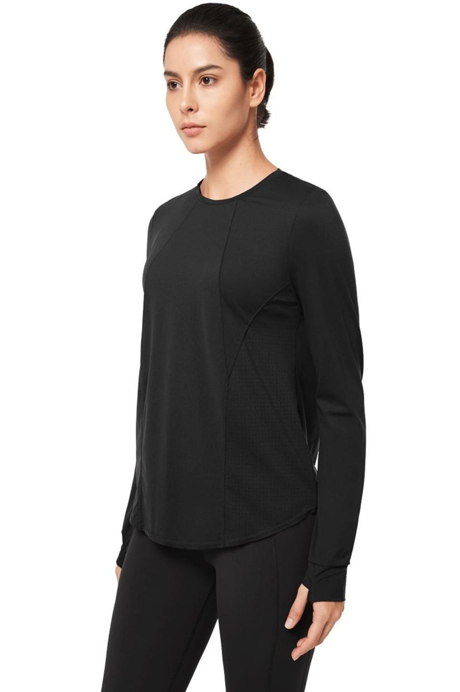 Tops Yvette | Longsleeve Inka Black