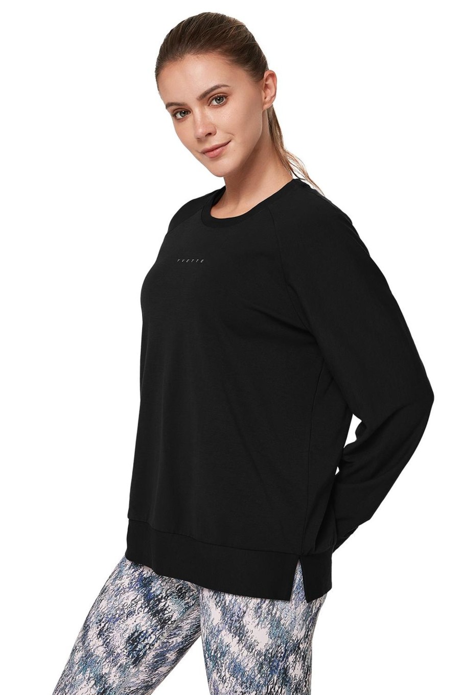 Tops Yvette | Pullover Mona Black