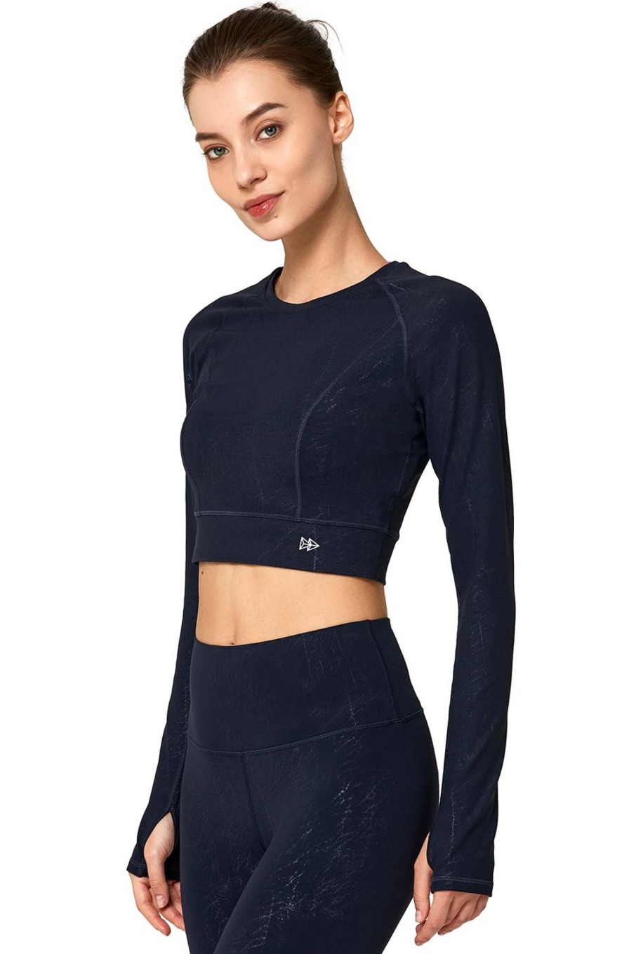 Tops Yvette | Longsleeve Savage Blue Dark Blue