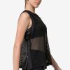 Tops Yvette | Tank Top Mesh Black