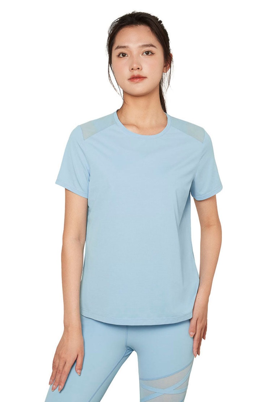 Tops Yvette | T-Shirt Cara Light Blue