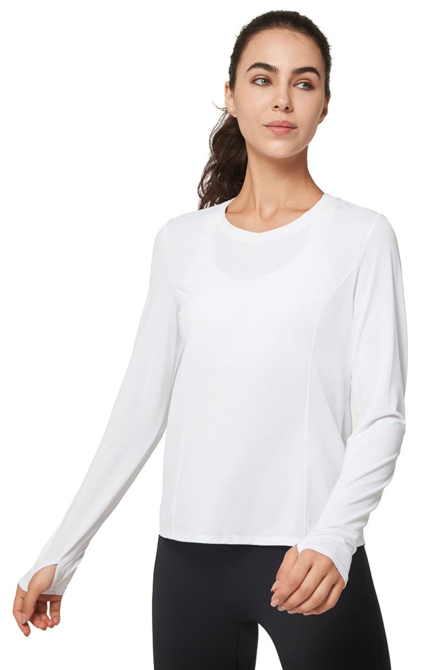 Tops Yvette | Longsleeve Alisa White