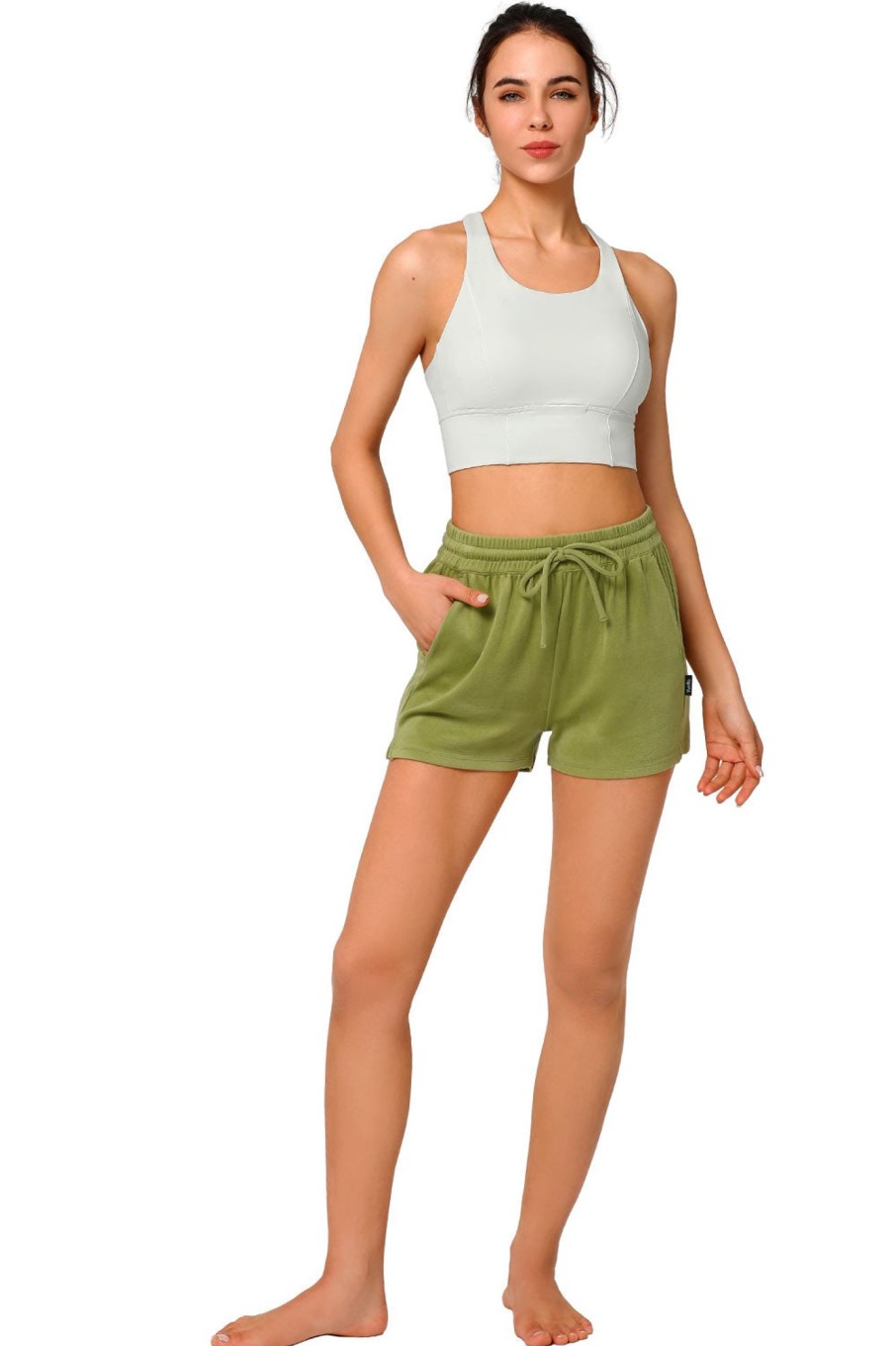 Hosen Yvette | Shorts Comfy Green