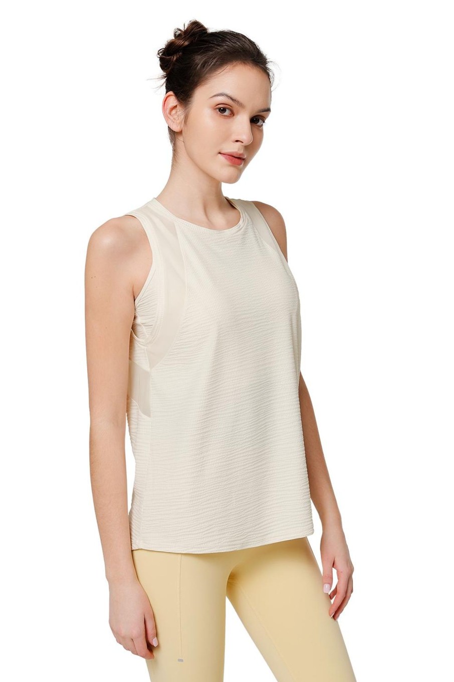 Tops Yvette | Tank Top Sun Off White