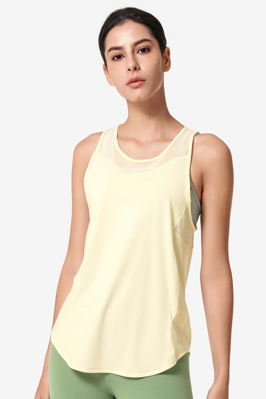 Tops Yvette | Tank Top Katy Yellow