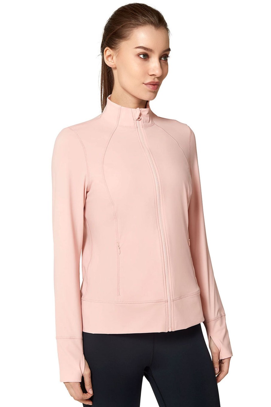 Tops Yvette | Zip Sweat Romy Pink