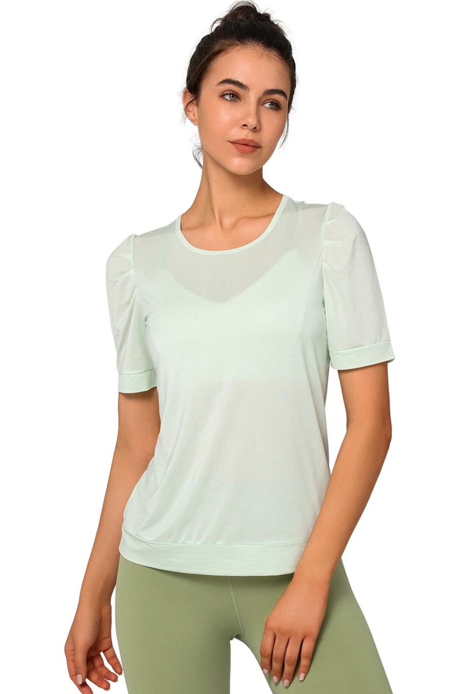 Tops Yvette | T-Shirt Dolly Light Green