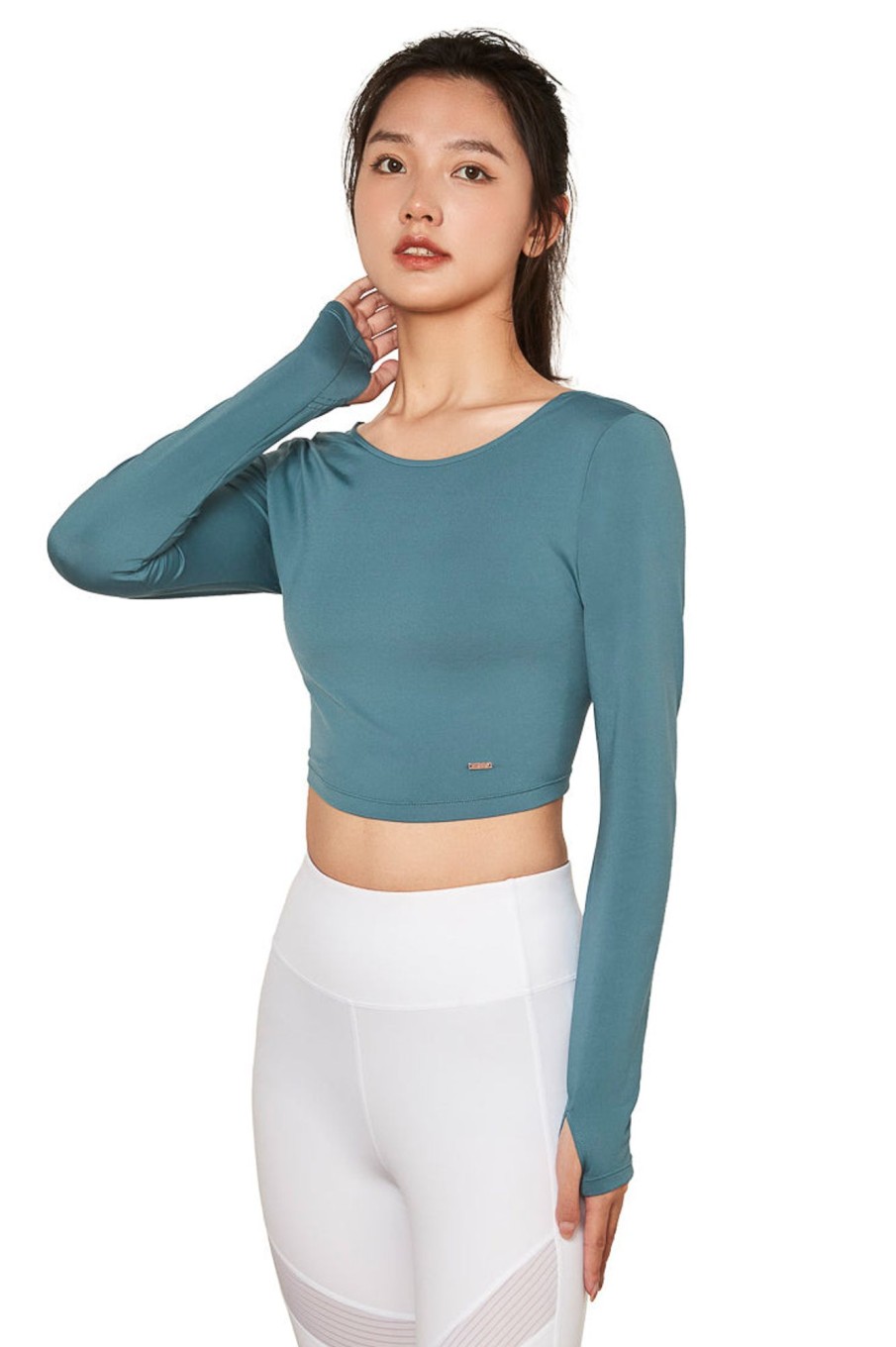 Tops Yvette | Longsleeve Moonlight Blue