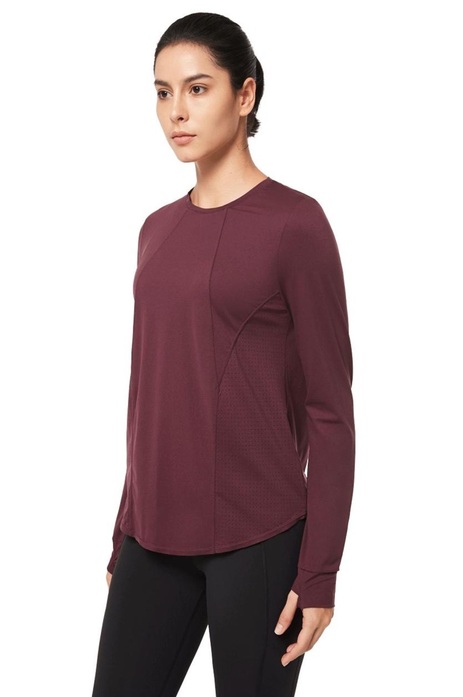 Tops Yvette | Longsleeve Inka Wine