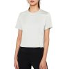 Tops Yvette | Cropped T-Shirt Mel White