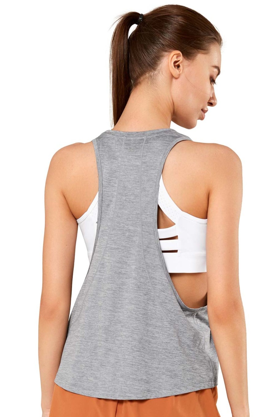 Tops Yvette | Tank Top Coast Light Gray