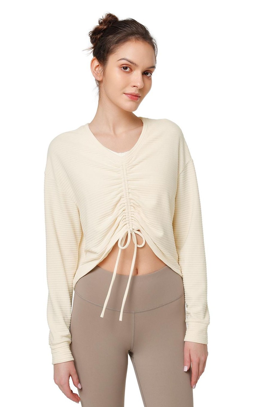 Tops Yvette | Longsleeve Abby Off White