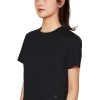 Tops Yvette | Cropped T-Shirt Mel Black