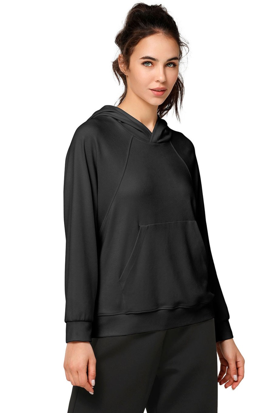 Tops Yvette | Hoodie Dreamy Black