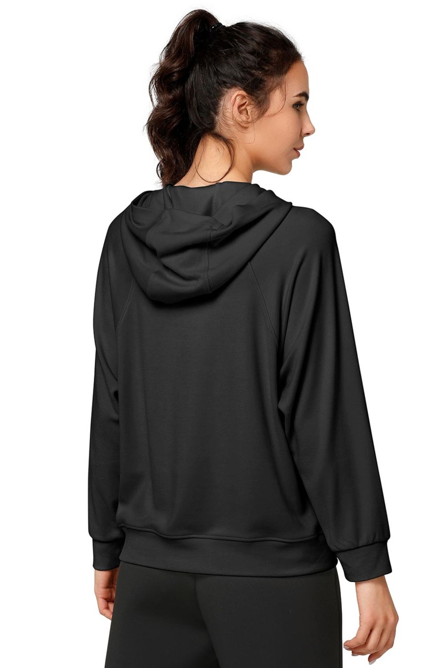 Tops Yvette | Hoodie Dreamy Black