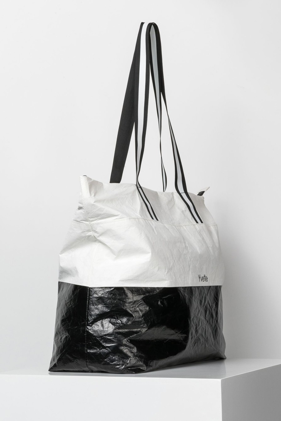 Accessoires Yvette | Shopper Earth White/Black