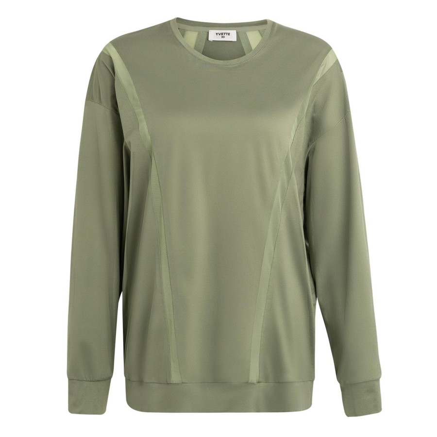 Tops Yvette | Longsleeve Fabi Olive