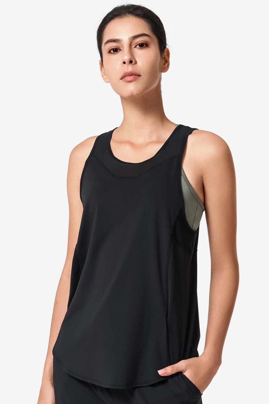 Tops Yvette | Tank Top Katy Black